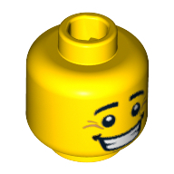 Lego hlava, žlutá (4632214, 4667547)